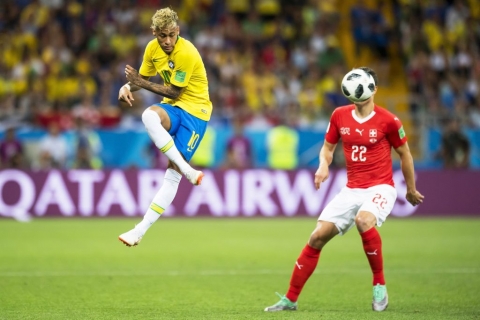 Neymar a Svájc elleni mérkőzésen