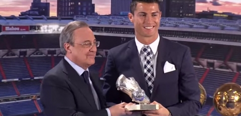 Cristiano Ronaldo és Florentino Perez
