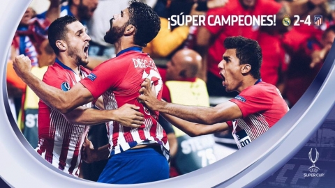 Atletico Madrid nyerte az Európai Szuperkupa döntőt