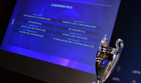 Bajnokok Ligája playoff sorsolás