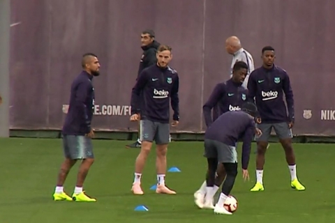 Barcelona edzés, készülés a Sevilla elleni rangadóra