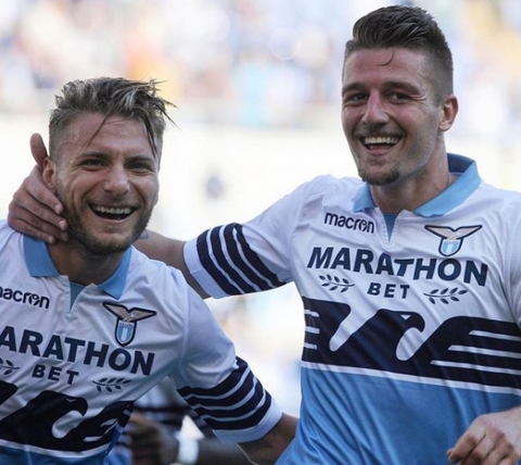  Ciro Immobile és Sergej Milinkovic-Savic