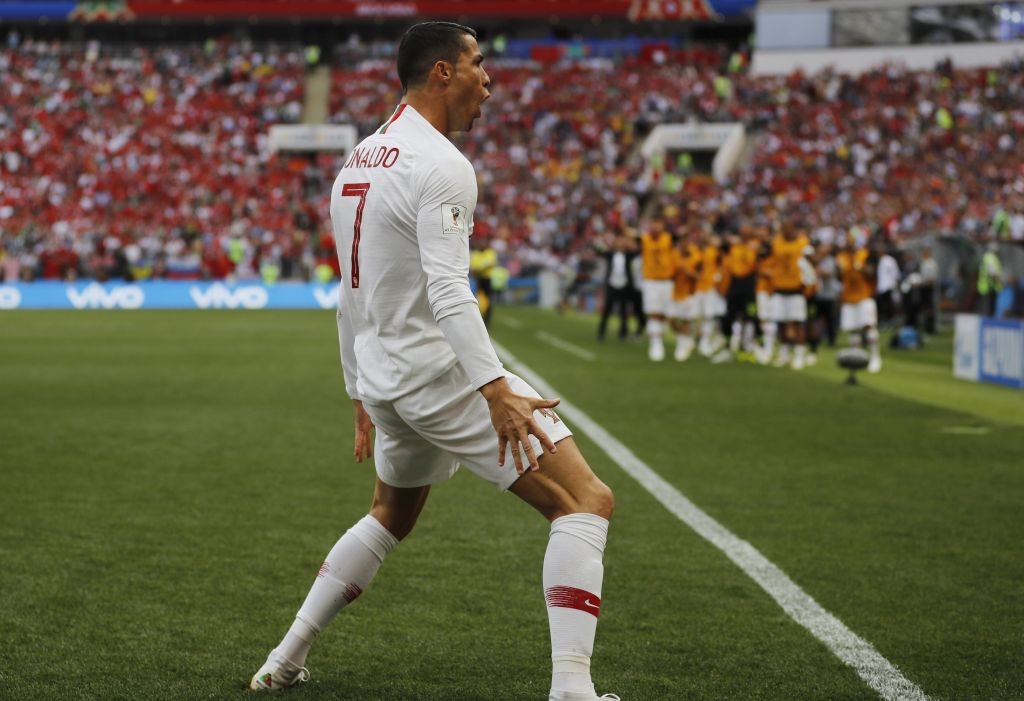 Cristiano Ronaldo gólöröm és kiáltás