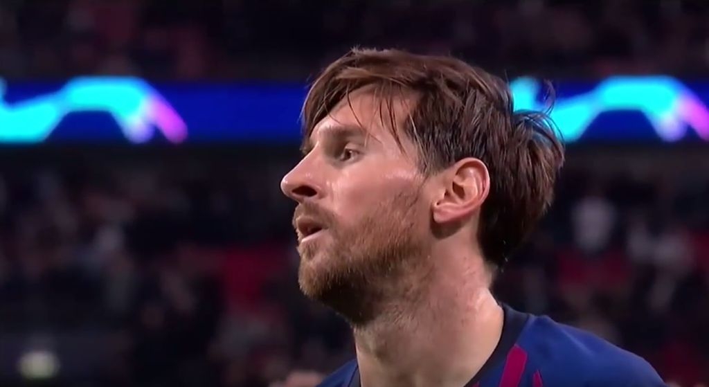 Tottenham - Barcelona, Messi