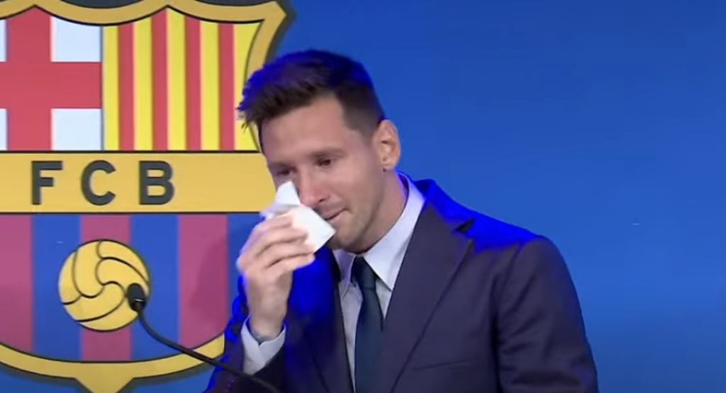 Messi búcsú a Barcelonától