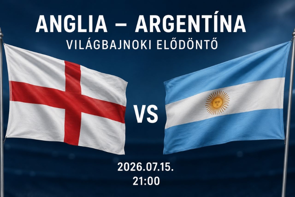 Anglia - Argentína vb2026, elődöntő