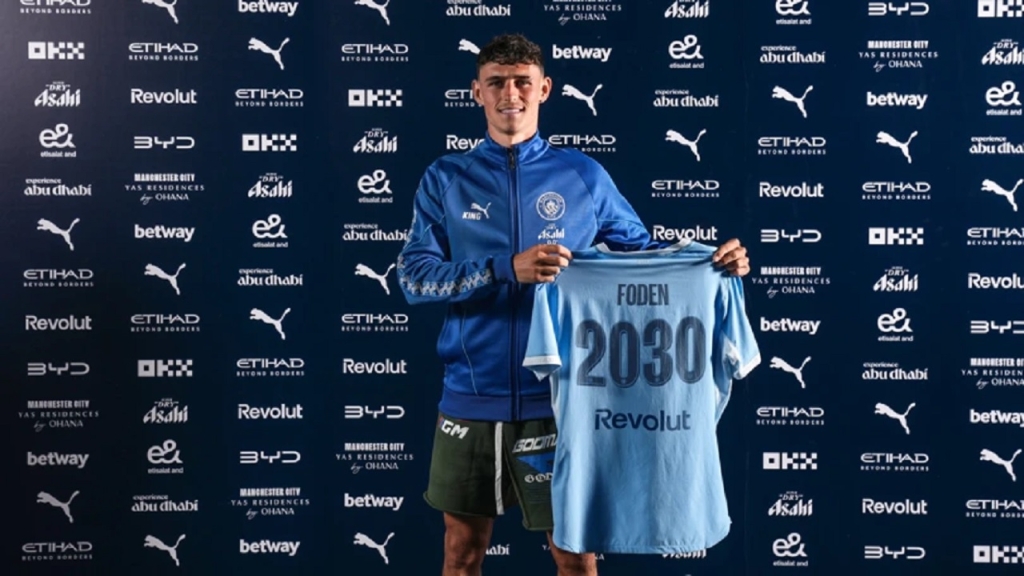 Phil Foden 2030-ig hosszabbított a Manchester Cityvel